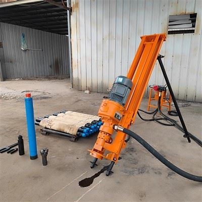 ZDE100 Mini pòtab pwi dth machin perçage rig ak motè elektrik